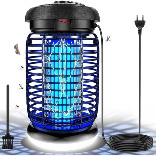 2 Stück Insektenvernichter Elektrisch, Plug in Fliegenfalle Innenbereich mit UV Licht und LED