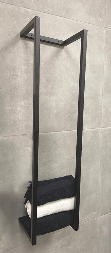Foto: Eavy handdoekrek badkamer 60 cm breed handdoekenrek handdoekhouder handdoekstang badkamerrek