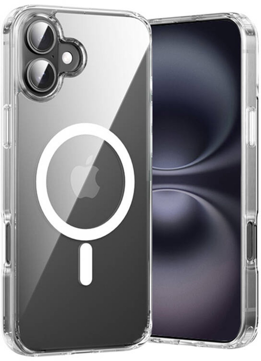 Vention Case Voor Iphone 16 Plus Voor Magsafe Transparante Bescherming