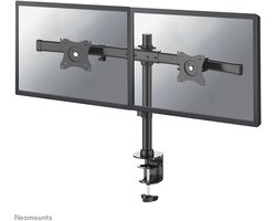 Neomounts FPMA-DCB100DBLACK Crossbar monitorarm 2 schermen - 10-27" - 0-10 kg/scherm - zwart