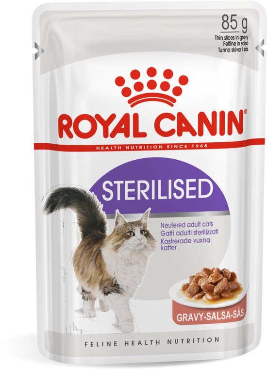 Royal Canin Sterilised in Gravy - Katten Natvoer - 12 x 85 g