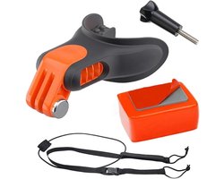 Geschikt voor GoPro Hero - Surf Schaatsen Mouth Mount Adapter - mondstuk houder fotografie accessoires
