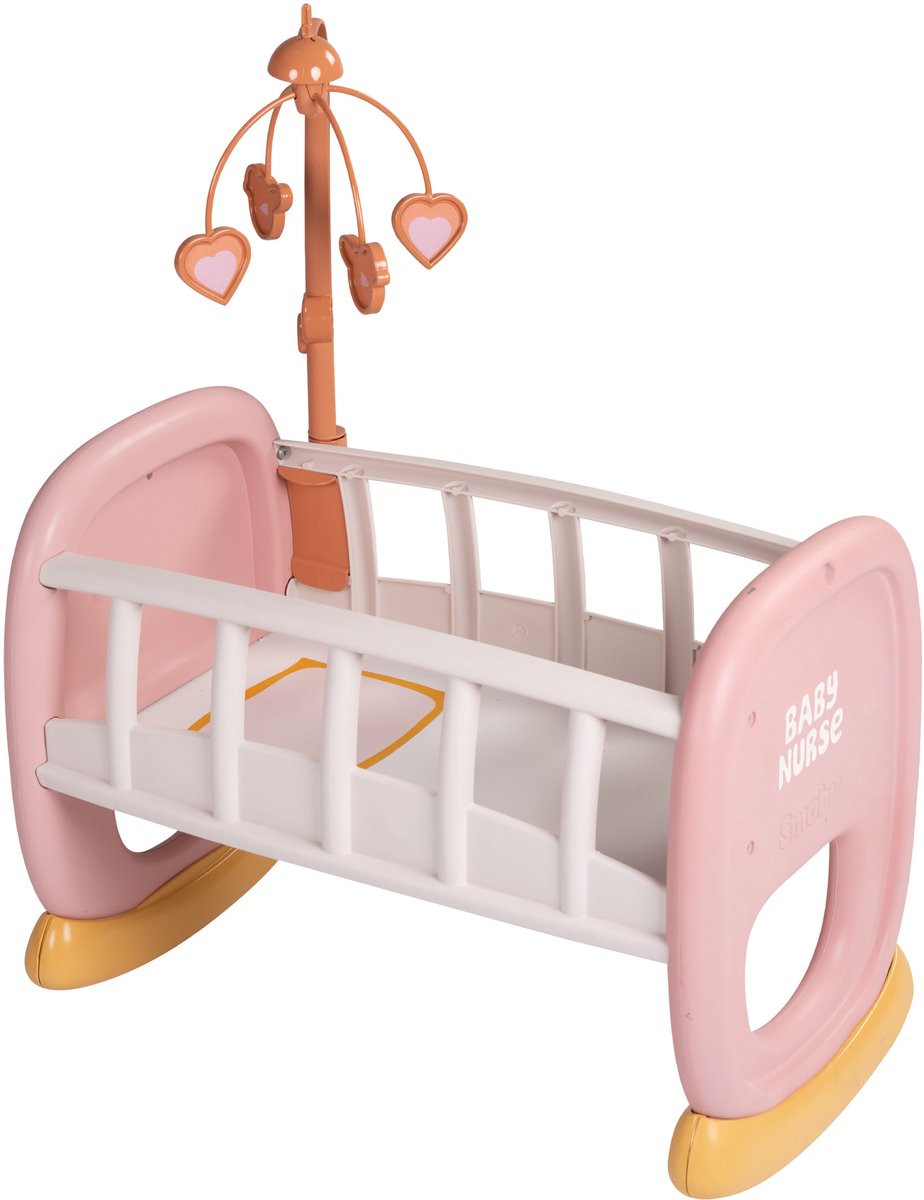 Smoby - Poppenmeubel Baby nurse - wieg en poppenbedje - voor pop tot 42cm – foto 7