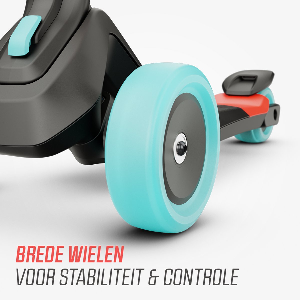 BERG Nexo Kinderstep - Step 3 wielen - Vanaf 2 jaar - Opvouwbaar - In hoogte verstelbaar - Rood — afbeelding 6
