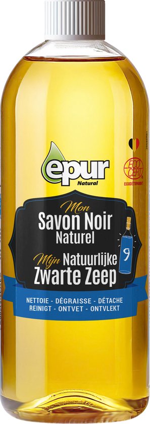 Epur - Natuurlijke zwarte zeep - Ecocert - 750ml