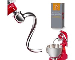 Roestvrijstalen deeghaken - Tijdbesparend en veelzijdig - 1 stuk - Hoogwaardig materiaal