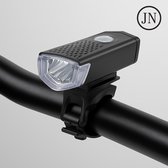 JN® 400lm Oplaadbare LED Fietslamp – Stijlvolle en Waterdichte Fietskoplamp met USB-aansluiting – Superheldere Fietsverlichting voor Dag & Nacht Veiligheid