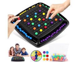 Intellectual Chess Board, Double Duel, 120 Pieces Rainbow Ball Board Game, Ball Chess Board, Intellectual Chess Board, Rainbow Ball, Chessboard, Strategy Games, Tabletop, Family Games