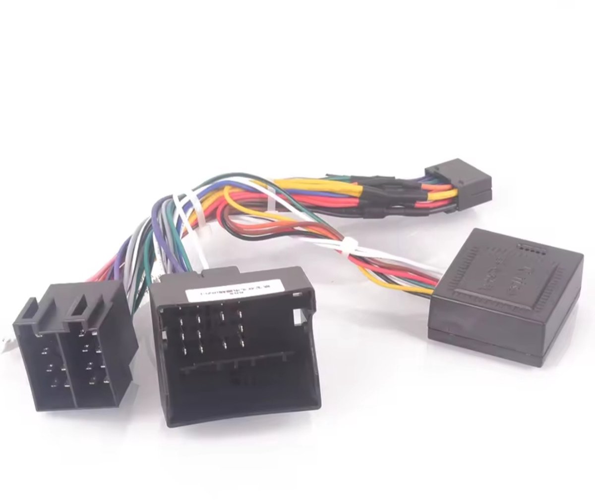 Iso kabelset met canbus decoder voor Carplay en autoradio | Geschikt voor o.a. Opel Astra H, Corsa D, Vectra C, Combo, Antara, Zafira, Meriva, Vivaro, Tigra 2001-2013 | kabel stekker adaptor connector Quadlock aansluiting adapter verloopstekker |