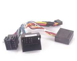 Iso kabelset met canbus decoder voor Carplay en autoradio | Geschikt voor o.a. Opel Astra H, Corsa D, Vectra C, Combo, Antara, Zafira, Meriva, Vivaro, Tigra 2001-2013 | kabel stekker adaptor connector Quadlock aansluiting adapter verloopstekker |