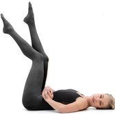 3 stuks balletpanty's voor meisjes, zonder voet, ondoorzichtig, wit, zwart, danspanty, uiterst duurzaam, voor kinderen, maat 100-165 (DE/NL/SE/PL, Leeftijd, 5 jaar, 7 jaar, Regular, Zwart