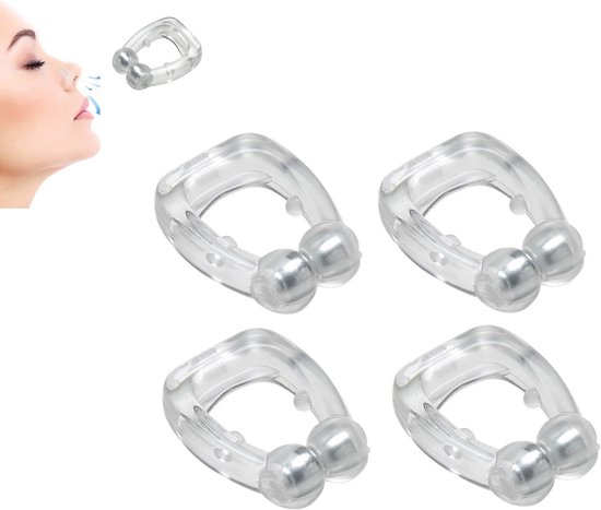 Hypify® | Anti-snurk neus clip | Magnetisch | Werkt Tegen Snurken | Een Betere Nachtrust - 4 Stuks