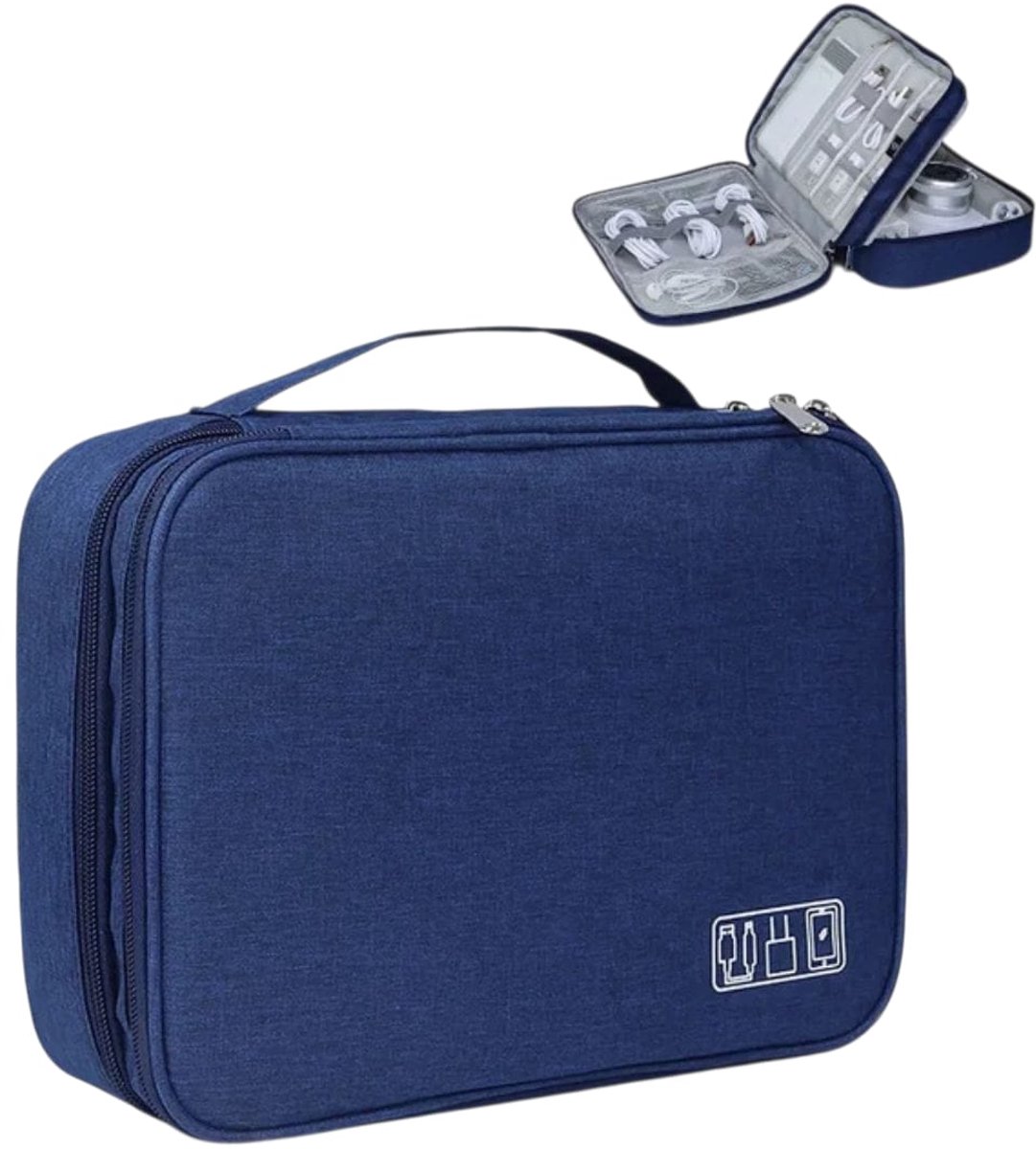 Tas Organiser - Kabel Organiser Tas - Multifunctionele Opbergtas voor Elektronica en Accessoires - Reizen Opbergdoos - Digitale Opbergtas voor Tablet, Kabels en Accessoires - Oplader tas - Elektronica - Etui - Organizer