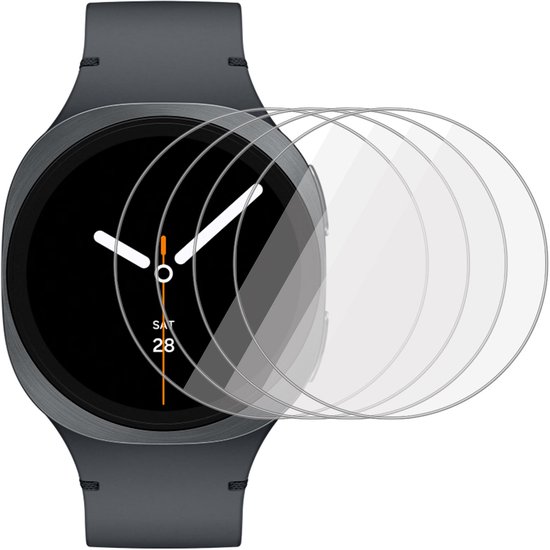 4x Screenprotector geschikt voor Samsung Galaxy Watch 8 44mm - Folie Screen Protector