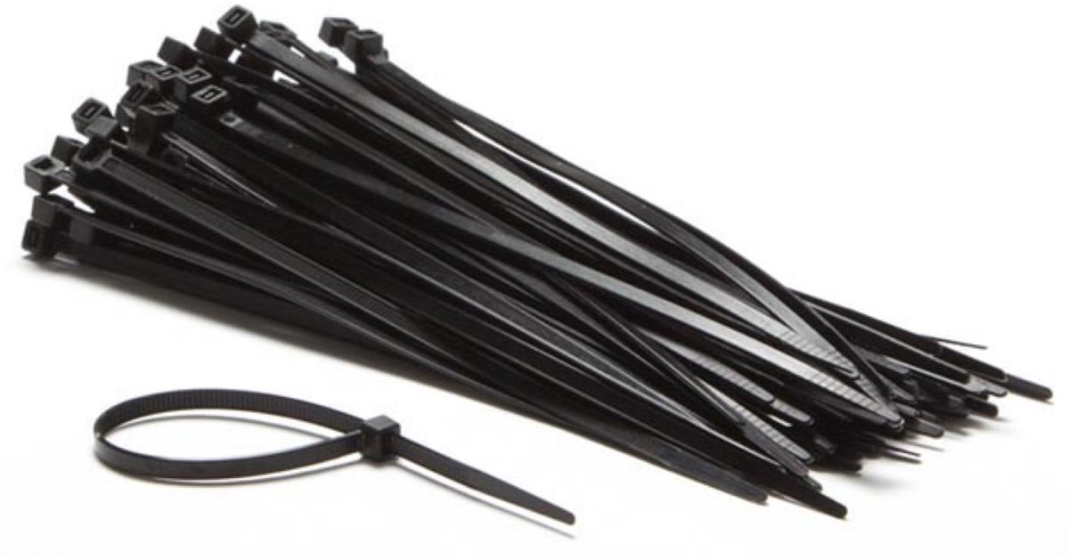 Power Tower Kabelbinders / tiewraps 9,0 x 500 mm nylon 66 zwart per 100 stuks