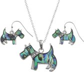 Tide Jewellery Puau Shell - Dier Collectie - Scottie Dog / Hond Set