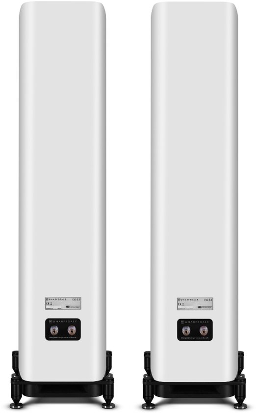 Wharfedale EVO 5.3 Vloerstaande Speakers - Hifi Stereo Set - Passieve Speaker - 3-Weg Luidsprekers - Wit van Merkloos — afbeelding 3