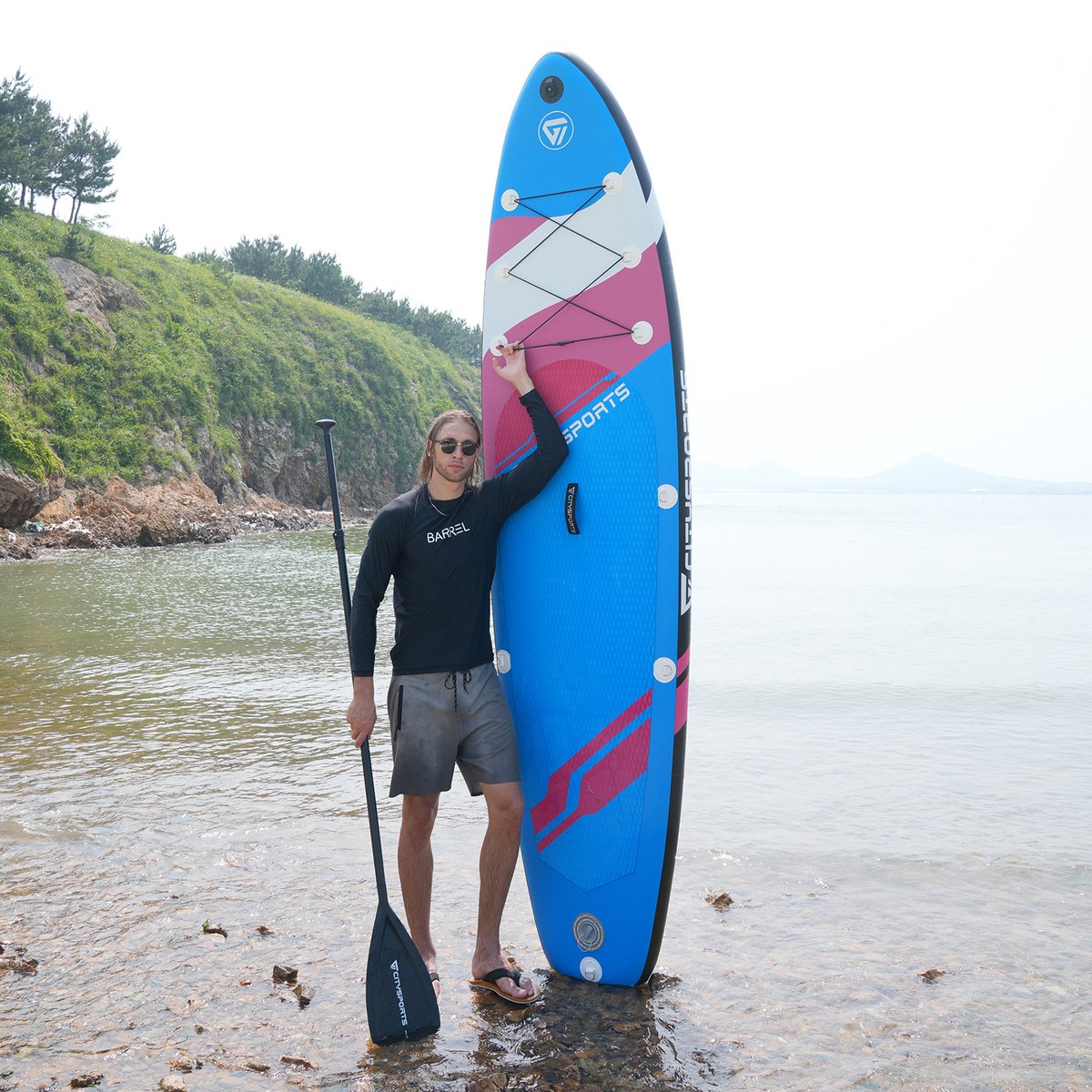 CITYSPORTS SUP Board - Paddle Board - Opblaasbaar Paddle Board - Verstelbare Peddel - Complete Set - 320 cm - Max. 160 kg – foto 4