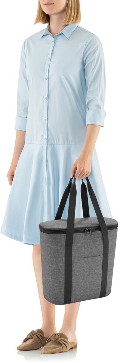 Reisenthel Thermoshopper Koeltas - 15L - Twist Silver Grijs van Reisenthel — afbeelding 3