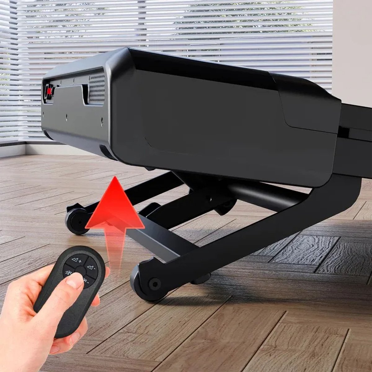 Afbeelding 3 van Loopband - [DeerRun] - 12 Niveaus Automatische Helling - 3 PK Motor - 1-10 km/u - Loopband Voor Thuis