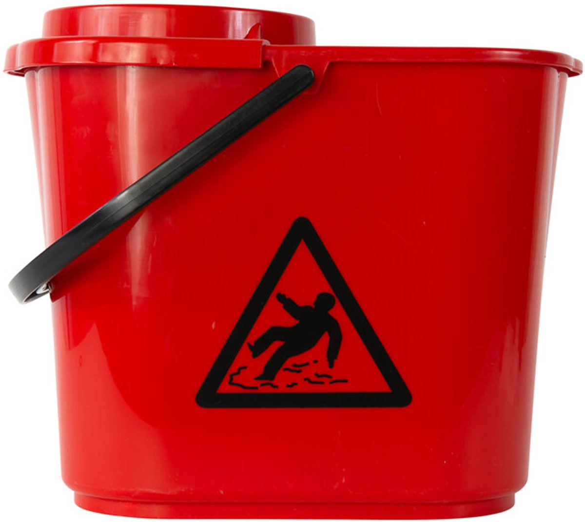 Mopemmer met uitwringkorf 12 liter rood