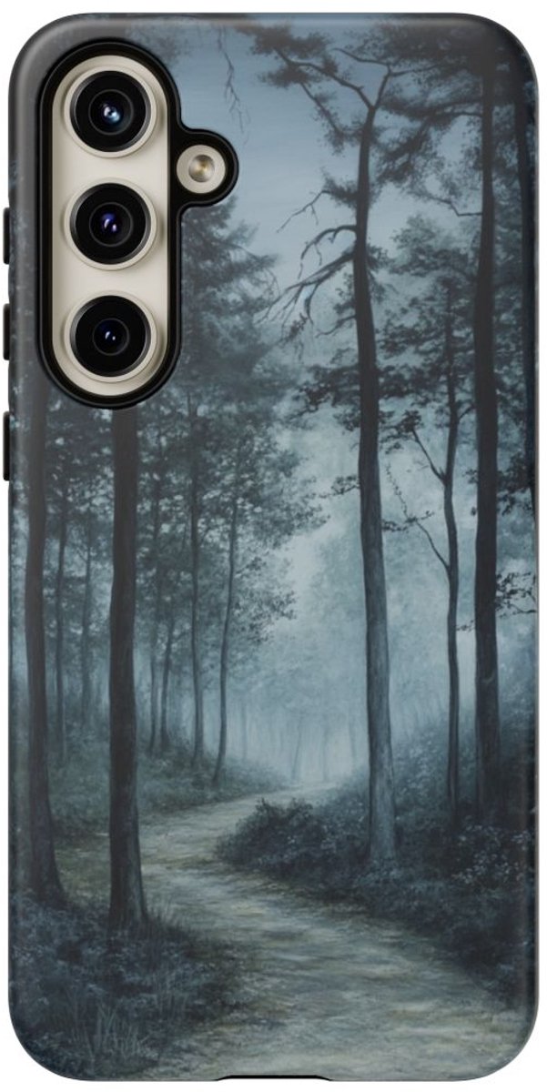 Mistig Bospaadje – Telefoonhoesje Geschikt voor Galaxy S24 Plus