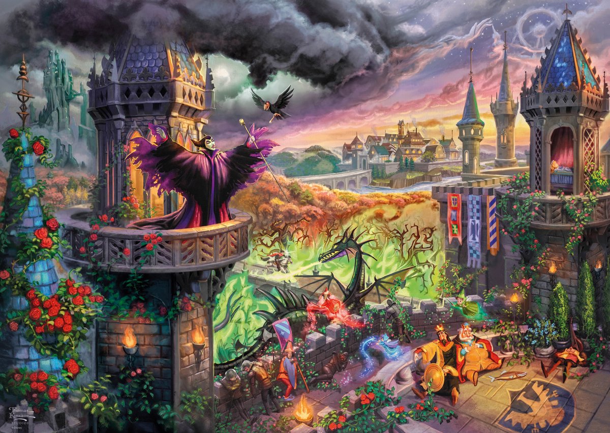 Disney Dreams Puzzel Doornroosje Malecifent (1000 stukken)