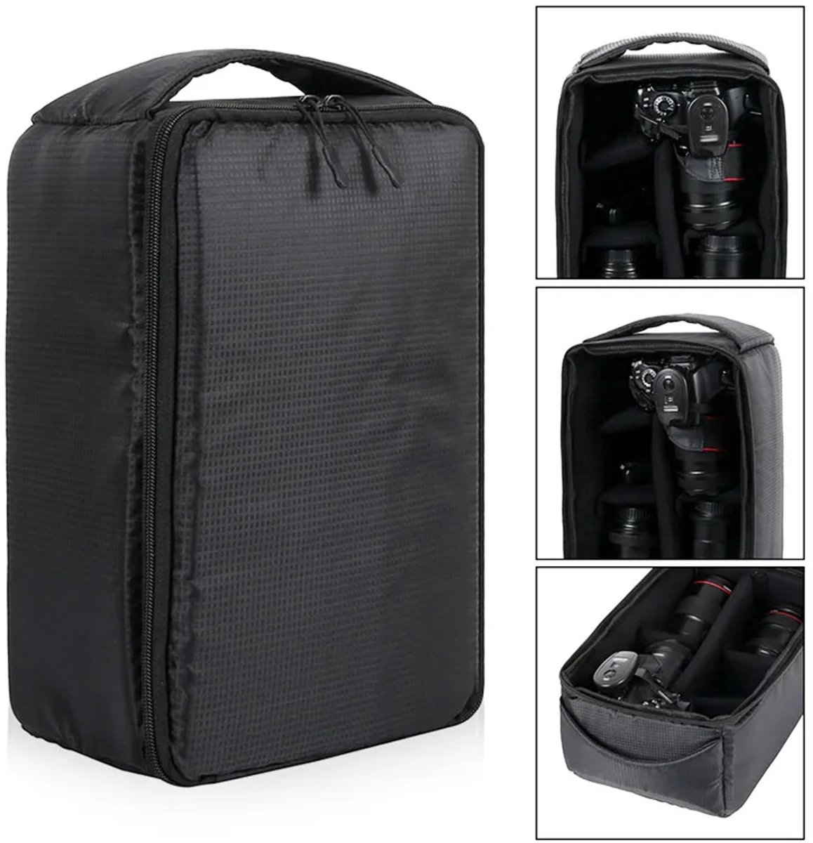Qendore Bolzano 10L cameratas fototas opbergtas voor Canon Nikon Olympus Fuji Pentax Sony foto camera video