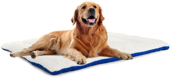 BUKLUKE Hondenbed, wollig, 55 x 75 cm, hondenbed, wasbare