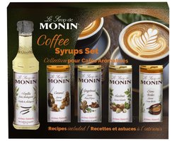 Monin Koffiesiropen geschenkset - 5 x 5 cl