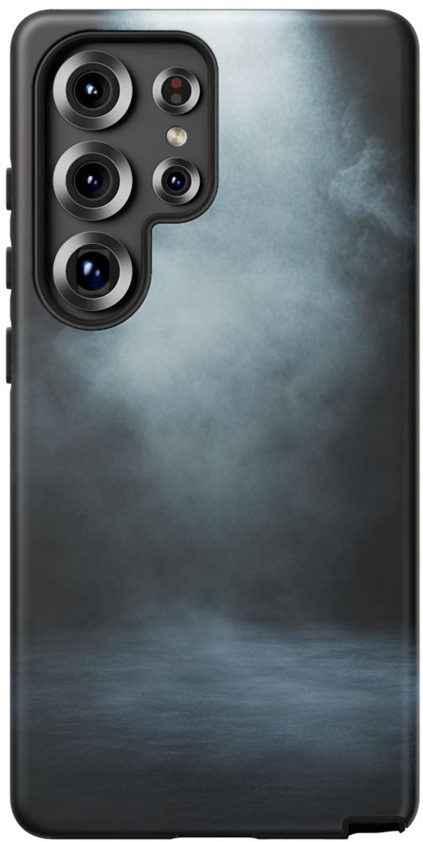 Mistige Spotlight Scene – Telefoonhoesje Geschikt voor Galaxy S25 Ultra
