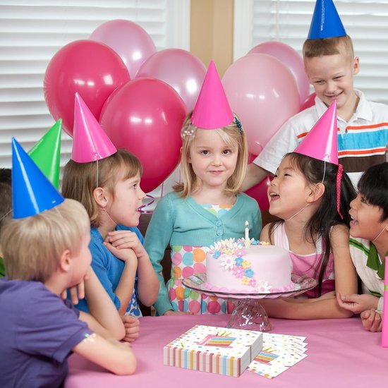 16e verjaardagsdecoratie Rose goud, Happy Birthday-banner, Sweet 16