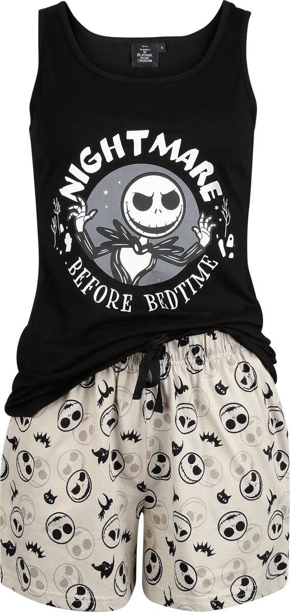 The Nightmare Before Christmas Bedtime Pyjama meerkleurig Katoen multicolor