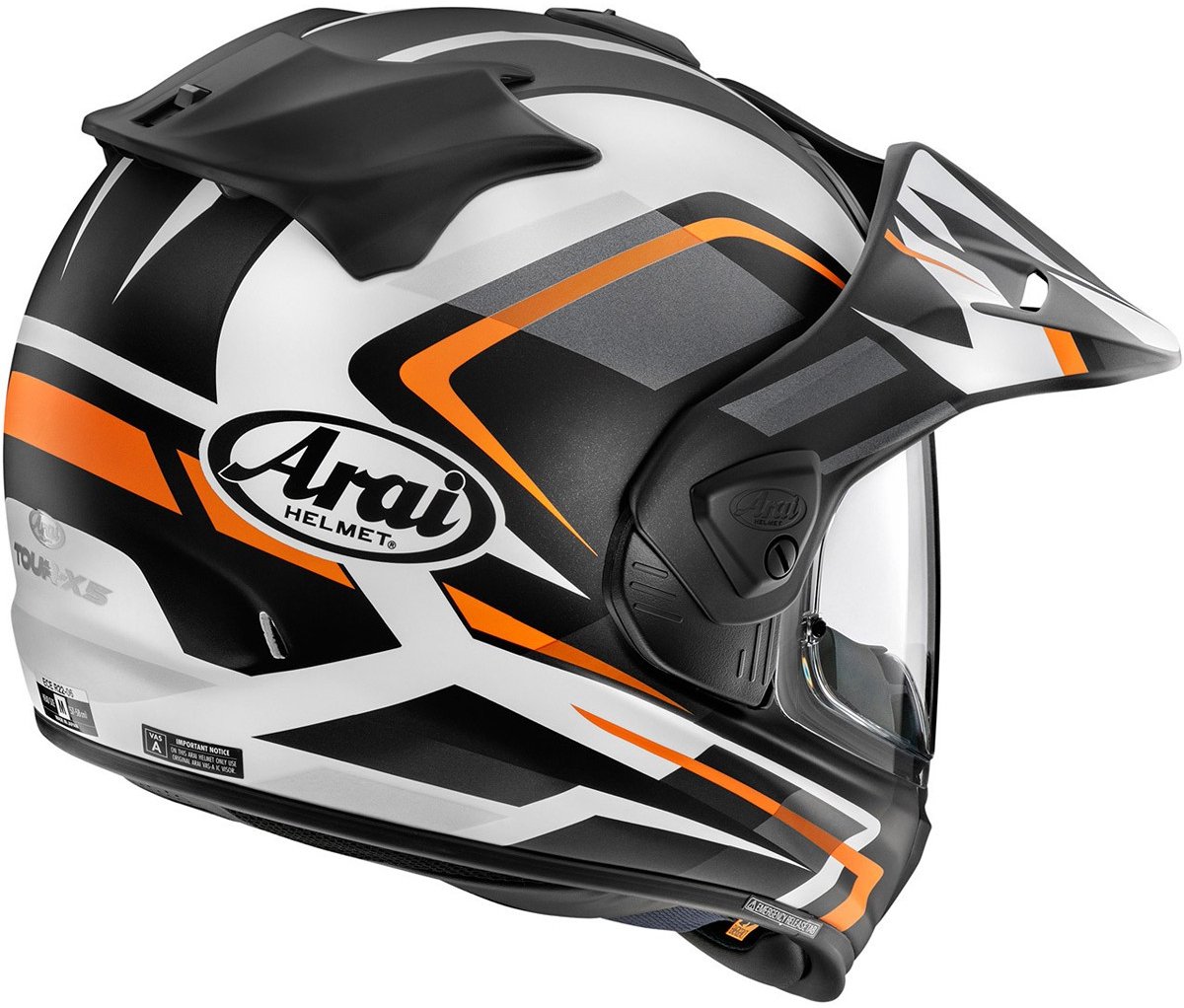 Arai TOUR-X5 DISCOVERY ORANGE - Maat L - Integraal helm - Motorhelm - Scooter helm - Oranje - Scooterhelmen mannen en vrouwen. – foto 3