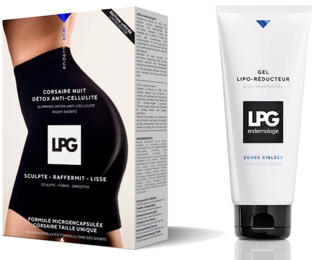 LPG - Endermologie - combipack - corsaire nuit detox + lichaamscontour gel