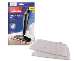 Vileda Steam XXL Microvezelpads – Set van 2 - Vervanging voor Vileda XXL Stoomreiniger
