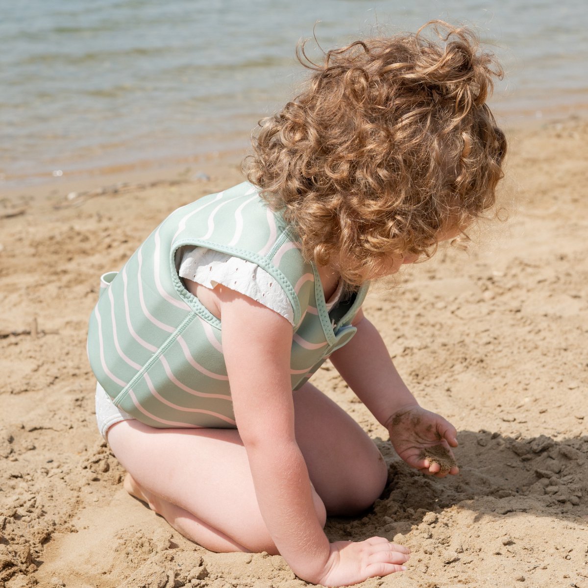 Babiem Charlie Zwemvest - voor Kind - 15 tot 19kg - Drijfvest - 1 tot 2 jaar - Groen — afbeelding 5