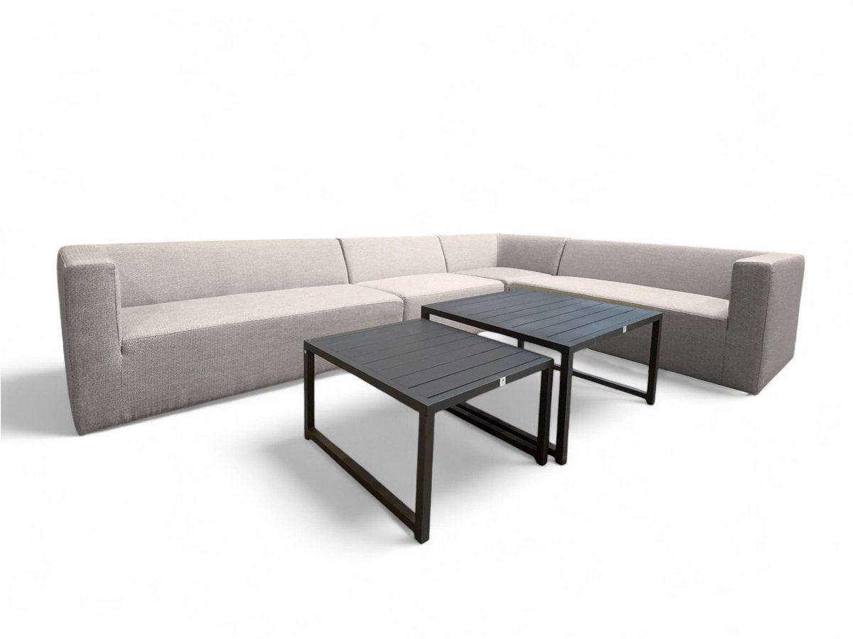 Burano Elements Tuinset All-Weather Grijs/Beige 5-delig