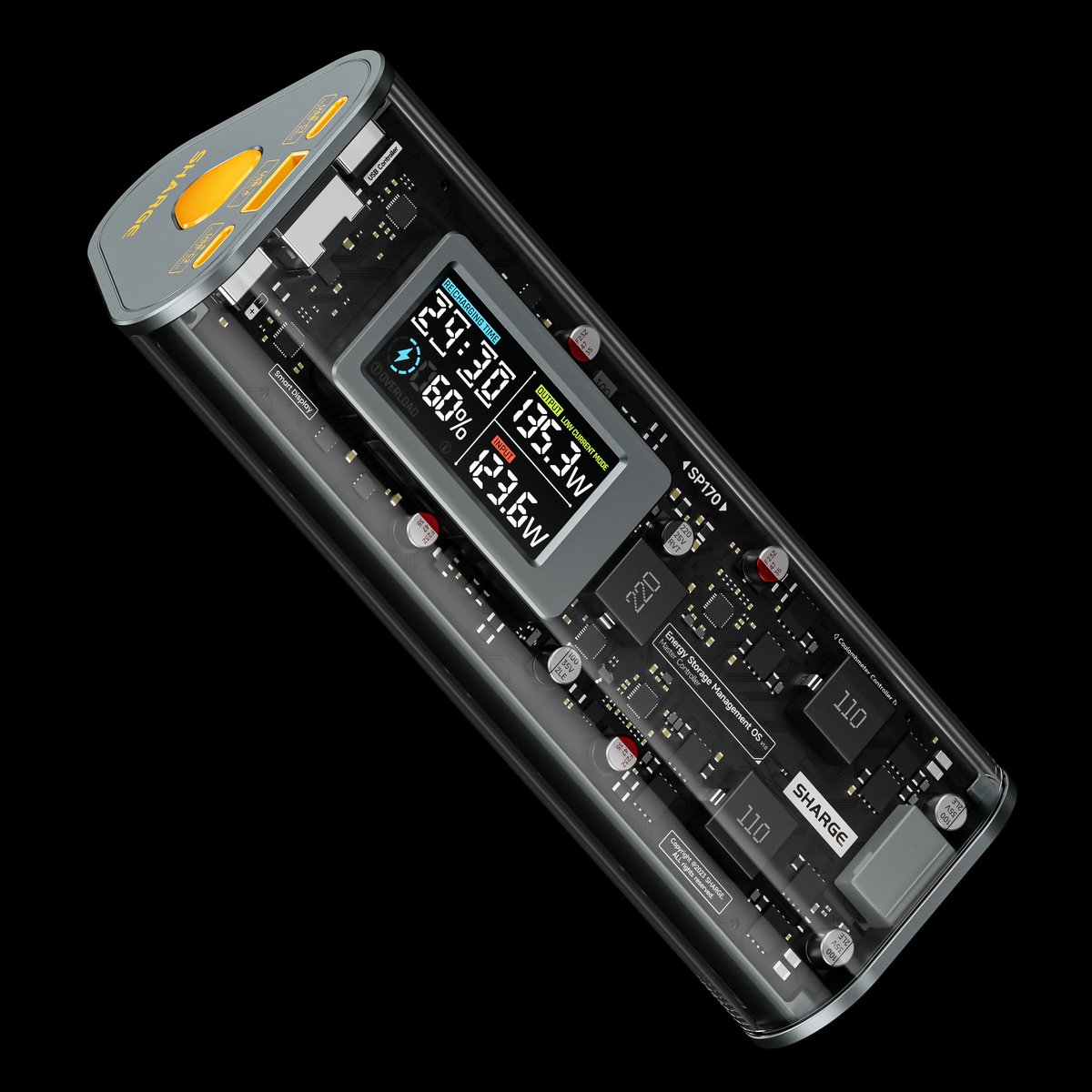 SHARGE Shargeek 170 Power Bank Waterdicht 24000 mAh - SHARGE - €128,00