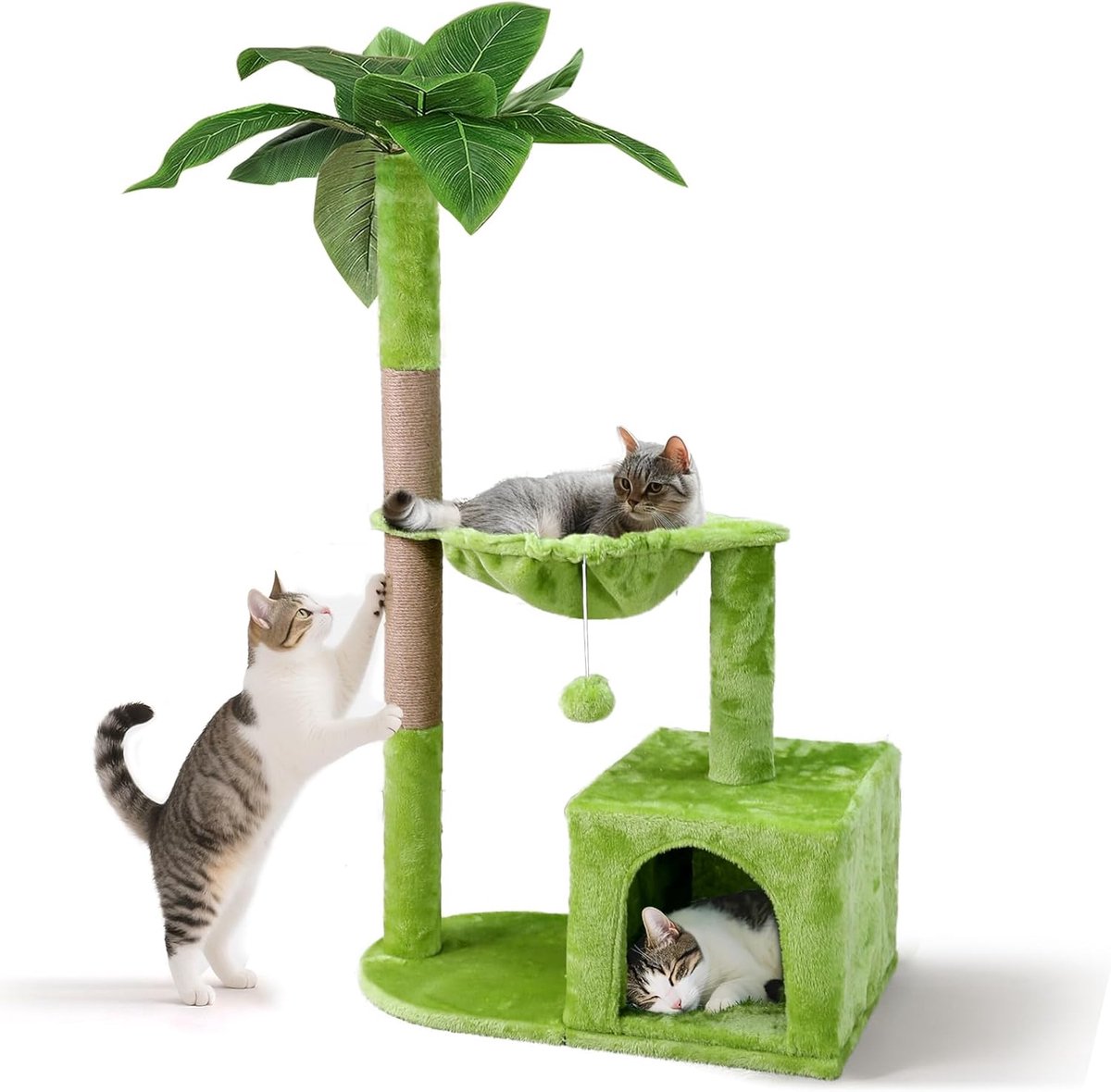 MKSS® Krabmeubel – Krabton voor Katten – Krabpaal – Groen