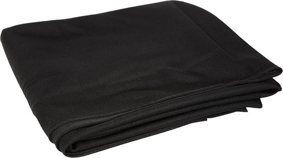 Tissu d'ameublement HiFi, tissu acoustique pour enceinte, dimensions 150x75 cm, noir