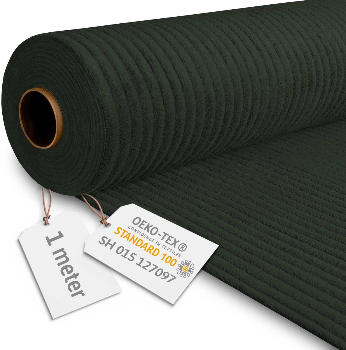 DreamRoots Corduroy Stof Verkocht per Meter Gewicht 380 g/m2 - Meubelstof Corduroy Verkocht per Meter 140 cm Breed - Meubelstof Verkocht per Meter - Brede Corduroy Verkocht per Meter Forest Symphony 1M