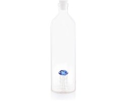 Stijlvolle Waterfles - Borosilicaatglas - 1 stuk - Blauw