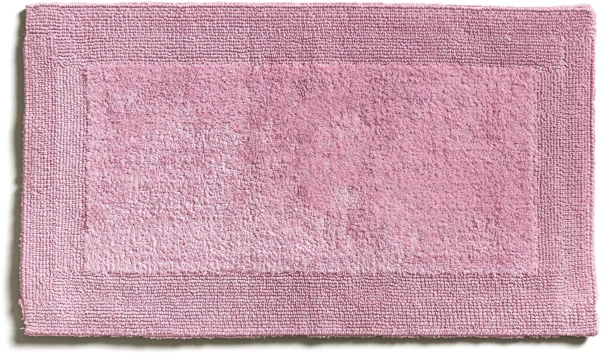 möve Loft getufte badmat 60 x 100 cm van 100% katoen, roze