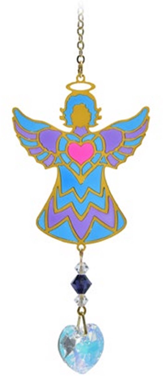 Suncatcher/Zonvanger/Zonnevanger - Angel Moonlight - Crystal Dreams - Handgemaakt - 20mm Kristal - L20cm