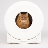 Automatische kattenbak - XXL 72L - Zelfreinigende kattenbak - Met app - Voor 1 of meer katten - Flamingo