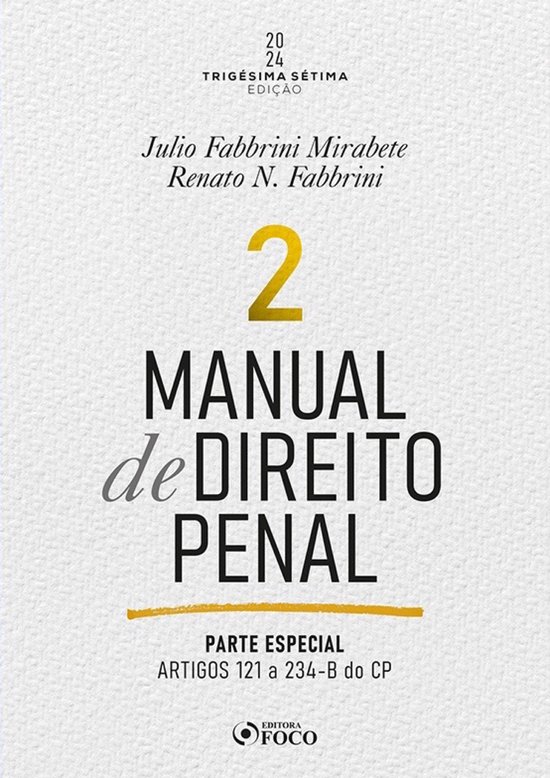 Manual de Direito Penal 2 - Manual de Direito Penal - cover
