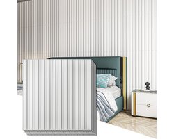 Ibenzoa® 3D Wandpanelen Set van 12 Stuks - Kunststof Panelen voor Moderne Interieurdecoratie