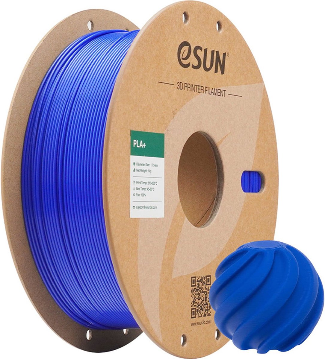 eSun PLA+ RGB Blauw / RGB Blue 1 kg - 1.75mm - 3D printer filament