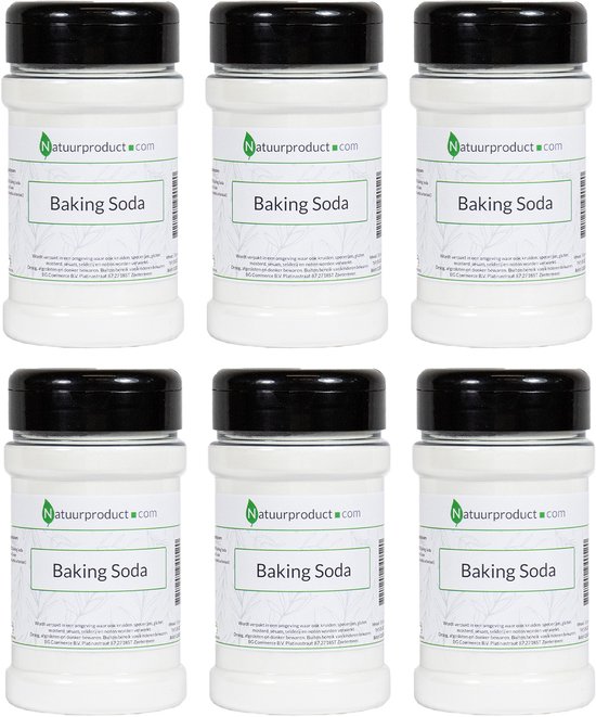Baking Soda - Strooibus - 6 Stuks - 100% Puur